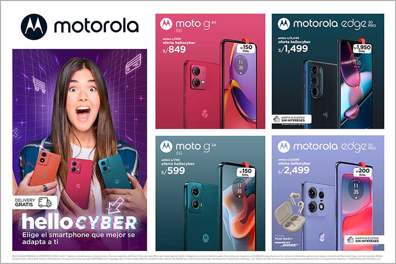 Motorola anuncia descuentos en CyberWow