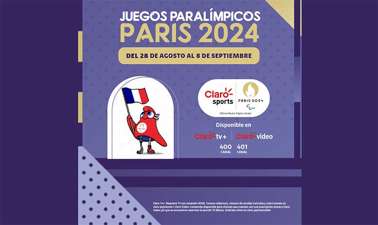 Juegos Paralímpicos París 2024: Claro Sports transmitirá en vivo las competencias deportivas