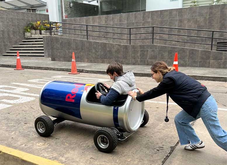 La lata de Red Bull que se convirtió en carro ¿Estás listo para lo que se viene?