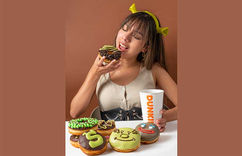 Dunkin’ se une a ´Shrek´ lanzando una divertida colección de donuts