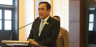 Thai PM Spoke to the Media