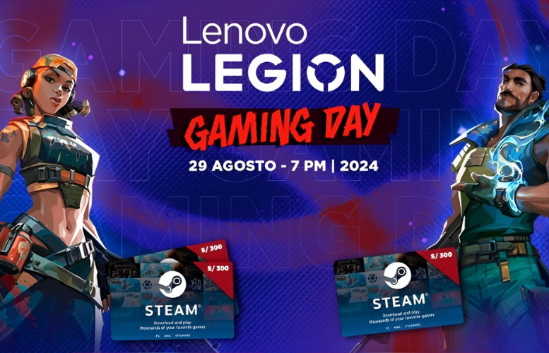 Lenovo organiza el “Legion Gaming Day”, evento con torneos en vivo para celebrar el Día del Gamer