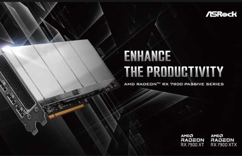 ASRock presentó sus placas de video AMD Radeon RX 7900 con refrigeración pasiva